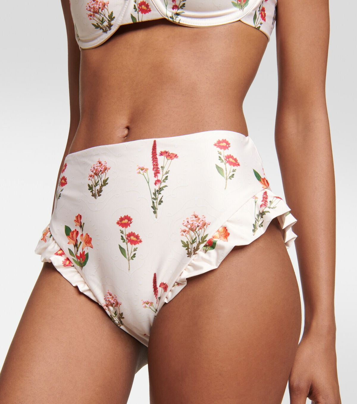 Agua By Agua Bendita Jengibre Oasis Floral Bikini Bottoms Agua By Agua