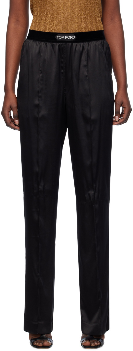 TOM FORD Black Pinched Seams Lounge Pants TOM FORD