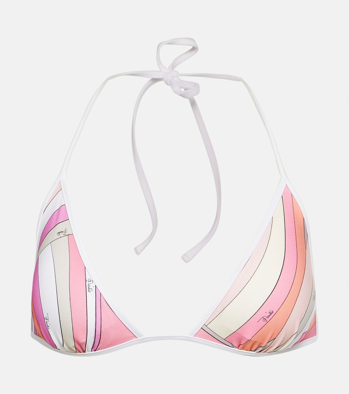 Pucci Printed Triangle Bikini Top Emilio Pucci