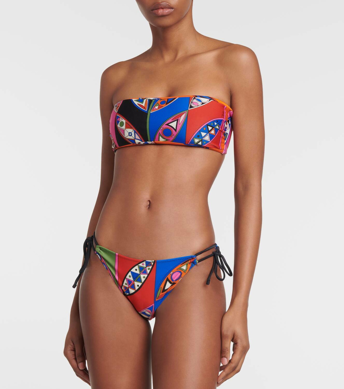 Pucci Printed Bandeau Bikini Top Emilio Pucci