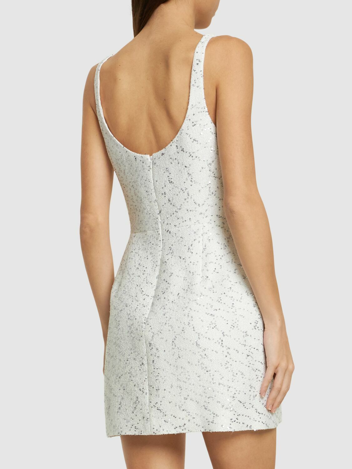 DAVID KOMA Sequined Bouclé Mini Dress David Koma