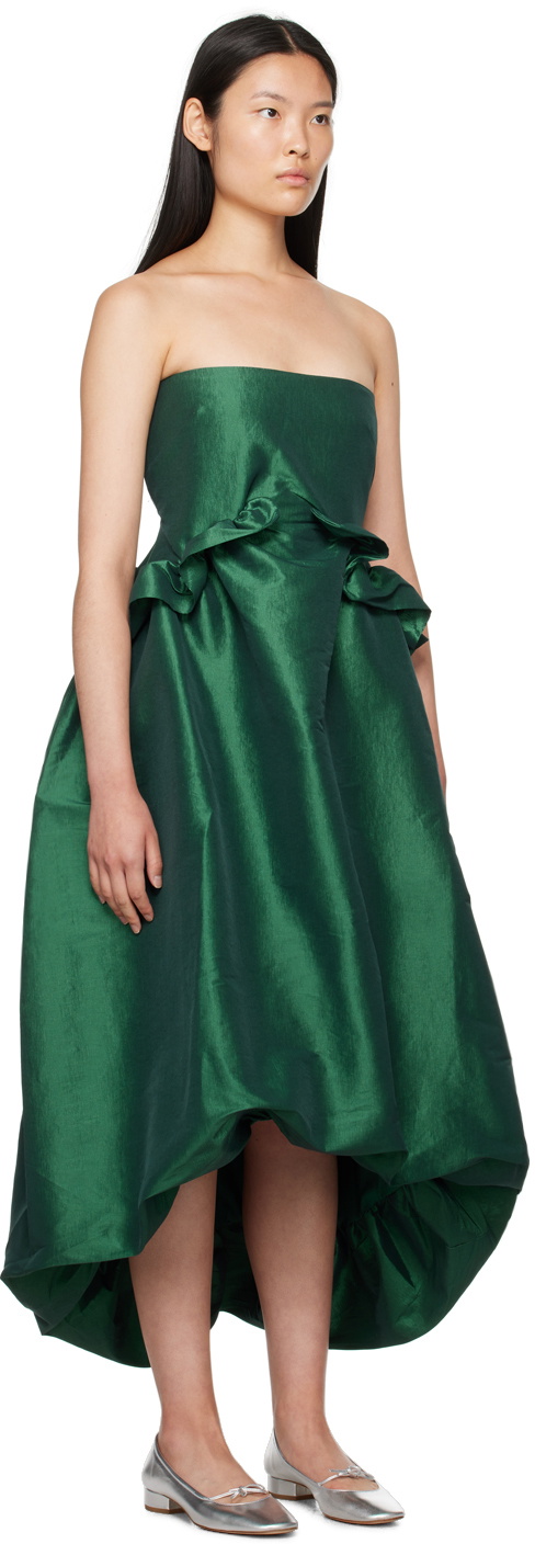 Kika Vargas Ssense Exclusive Green Midi Dress Kika Vargas