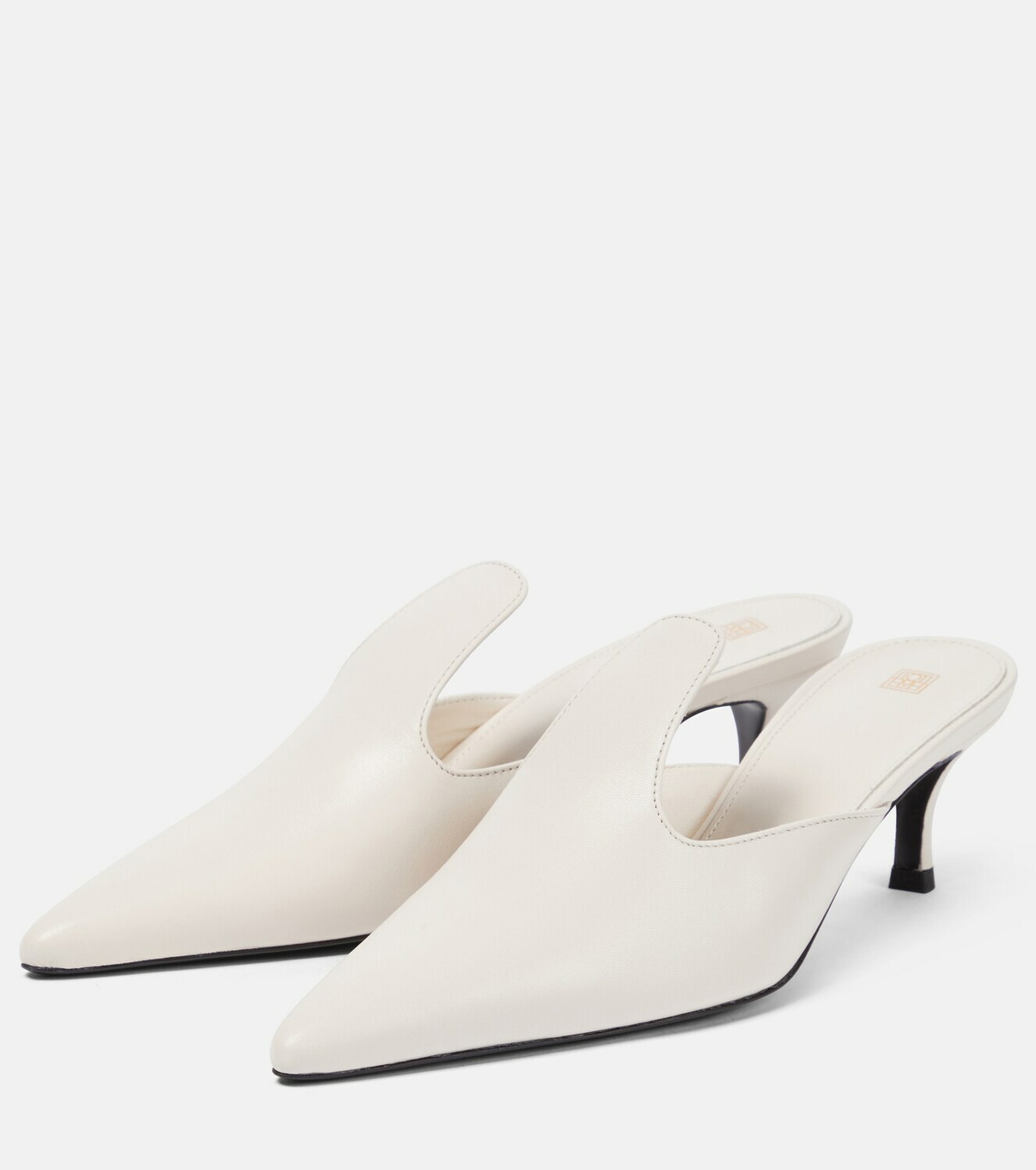 Toteme Pencil Leather Mules Toteme