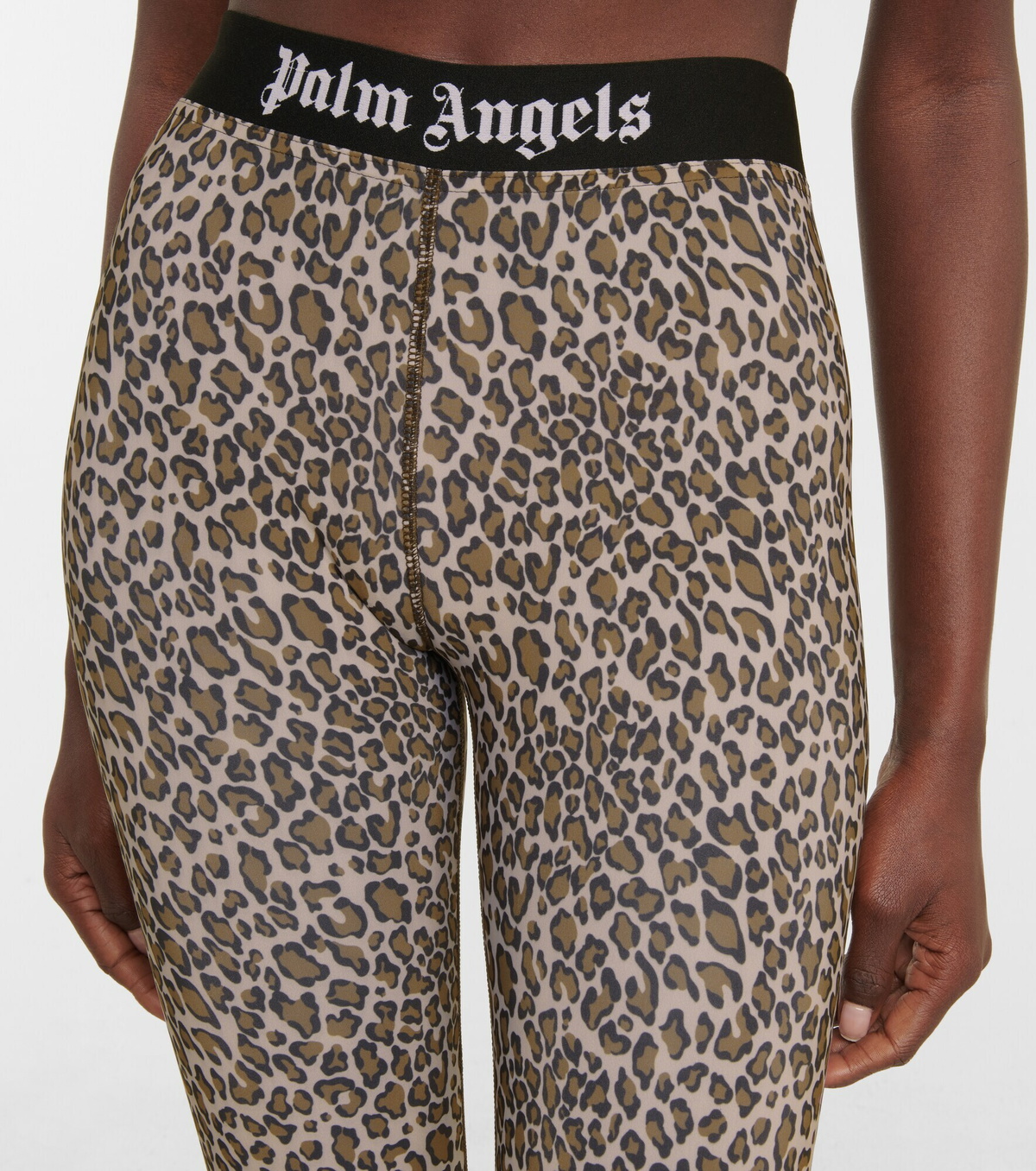 Palm Angels Leopard Print Leggings Palm Angels