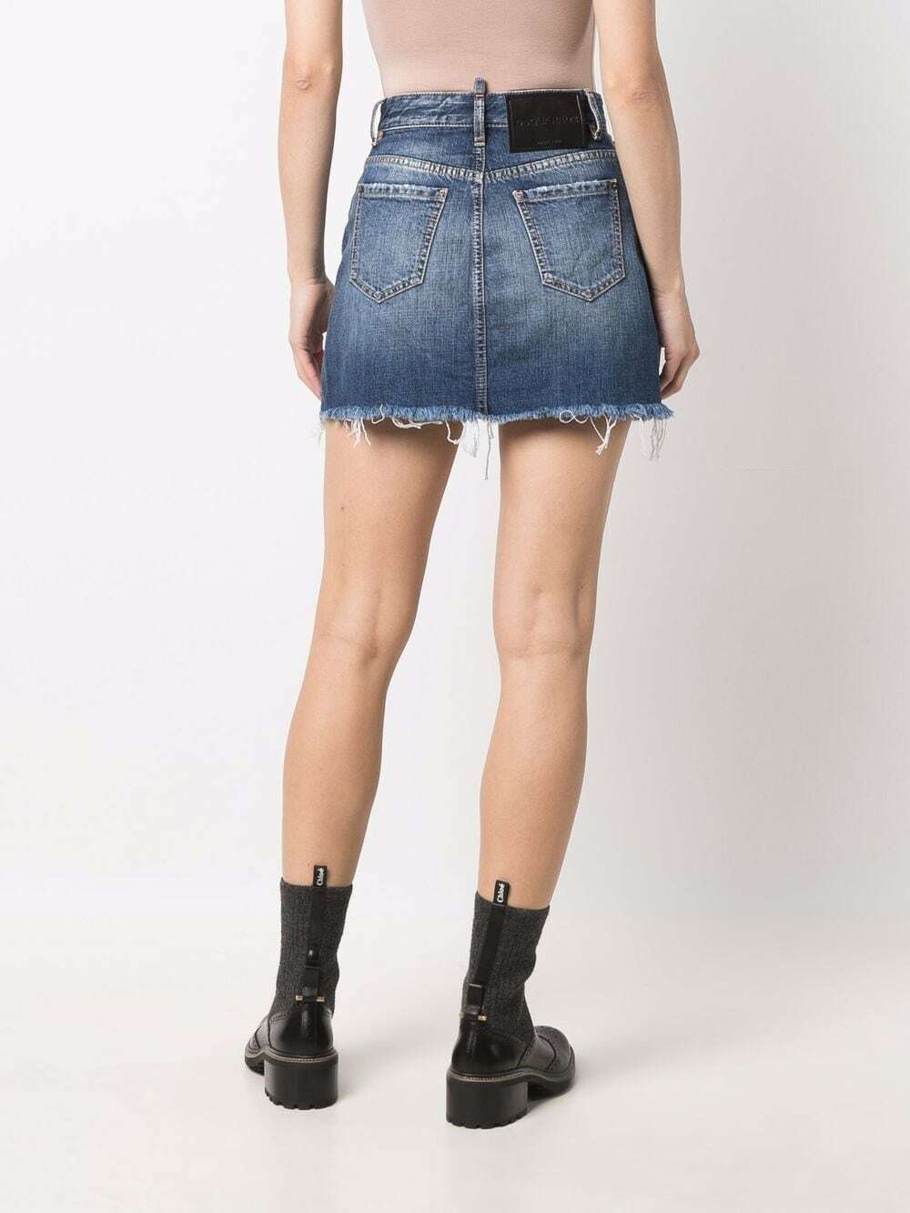 Dsquared Denim Mini Skirt Dsquared