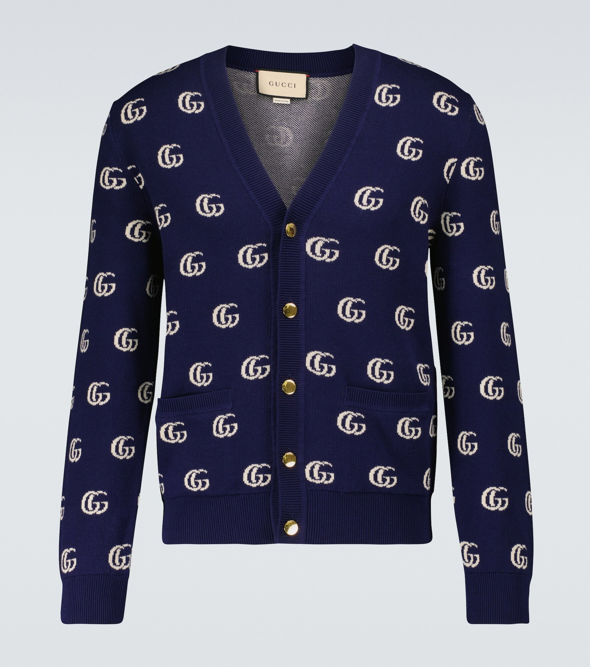 Gucci GG Cotton Jacquard Cardigan Gucci