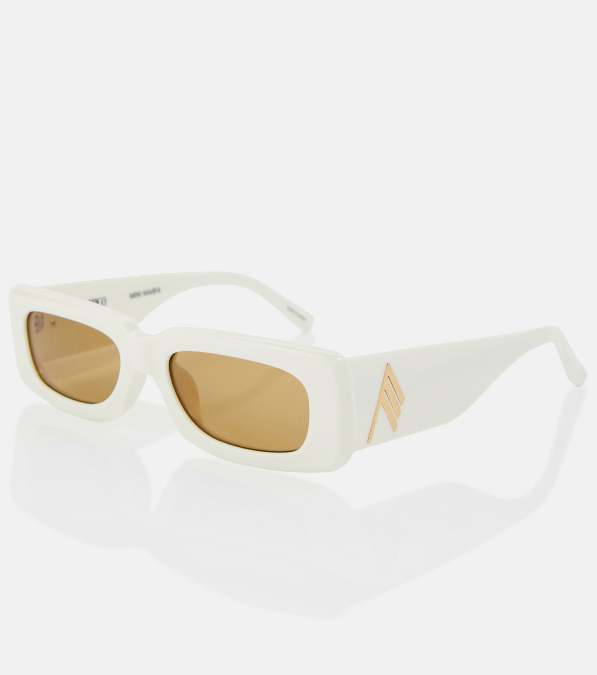 The Attico X Linda Farrow Mini Marfa Rectangular Sunglasses The Attico