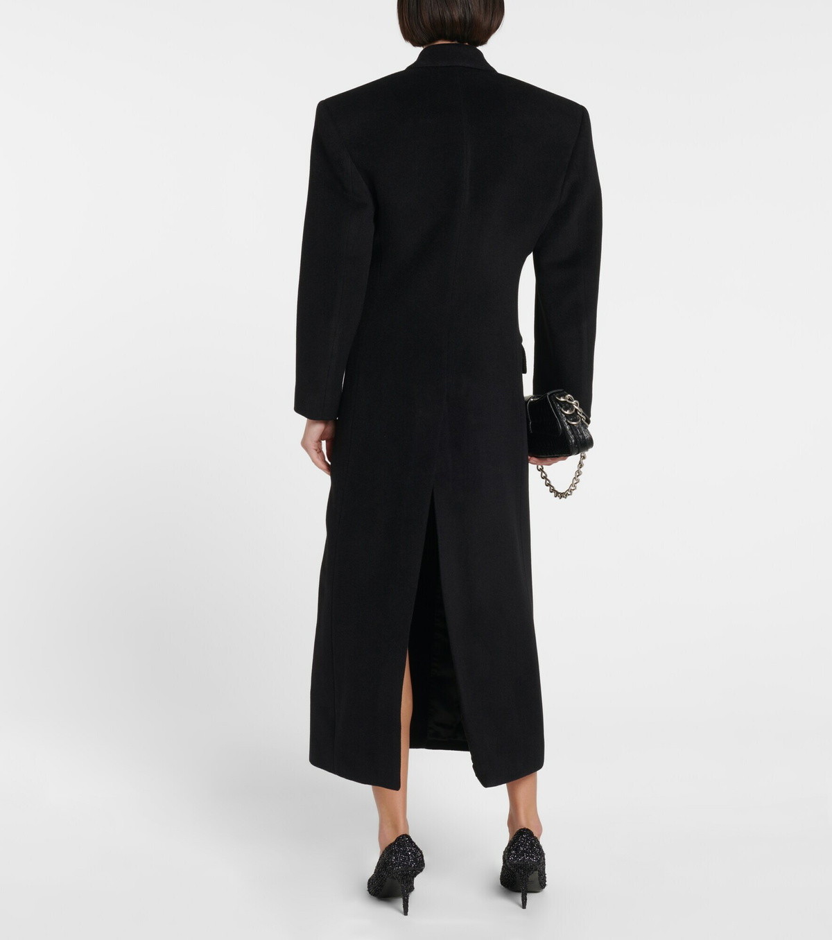 Balenciaga Wool And Alpaca Wool Coat Balenciaga