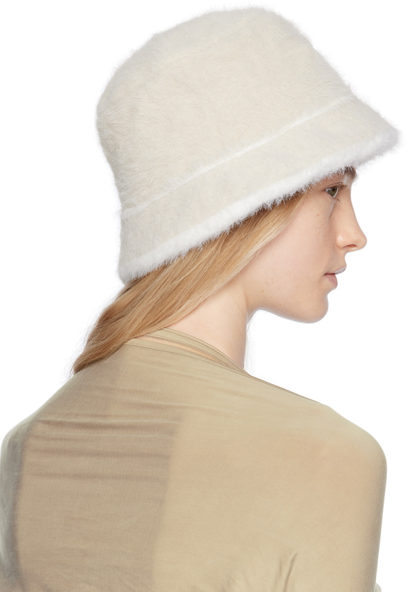 Jacquemus Off White Le Papier Le Bob Neve Bucket Hat Jacquemus