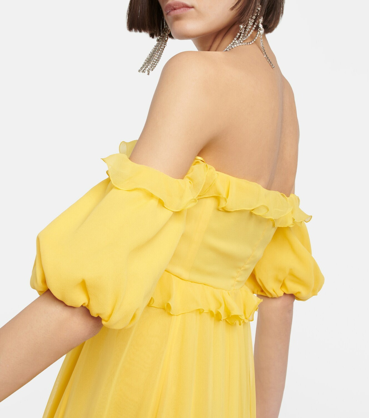 Giambattista Valli Off The Shoulder Silk Gown Giambattista Valli