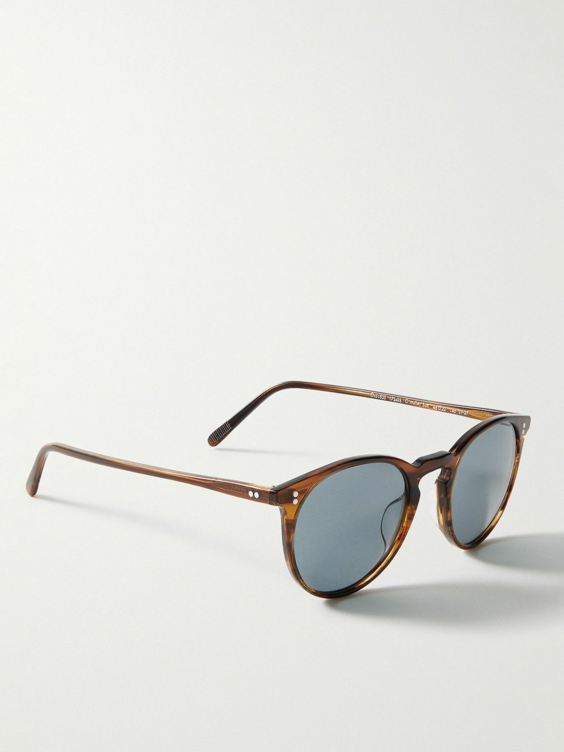 Oliver Peoples O Malley Sun Round Frame Tortoiseshell Acetate