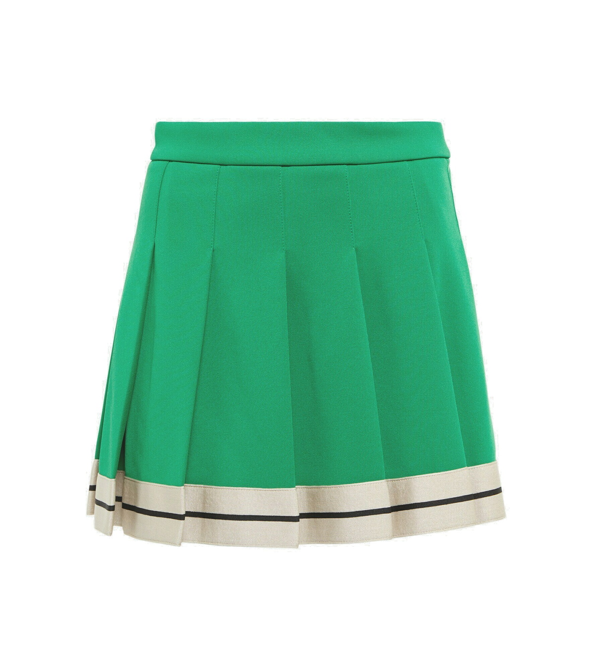 Palm Angels Pleated Cr Pe Miniskirt Palm Angels