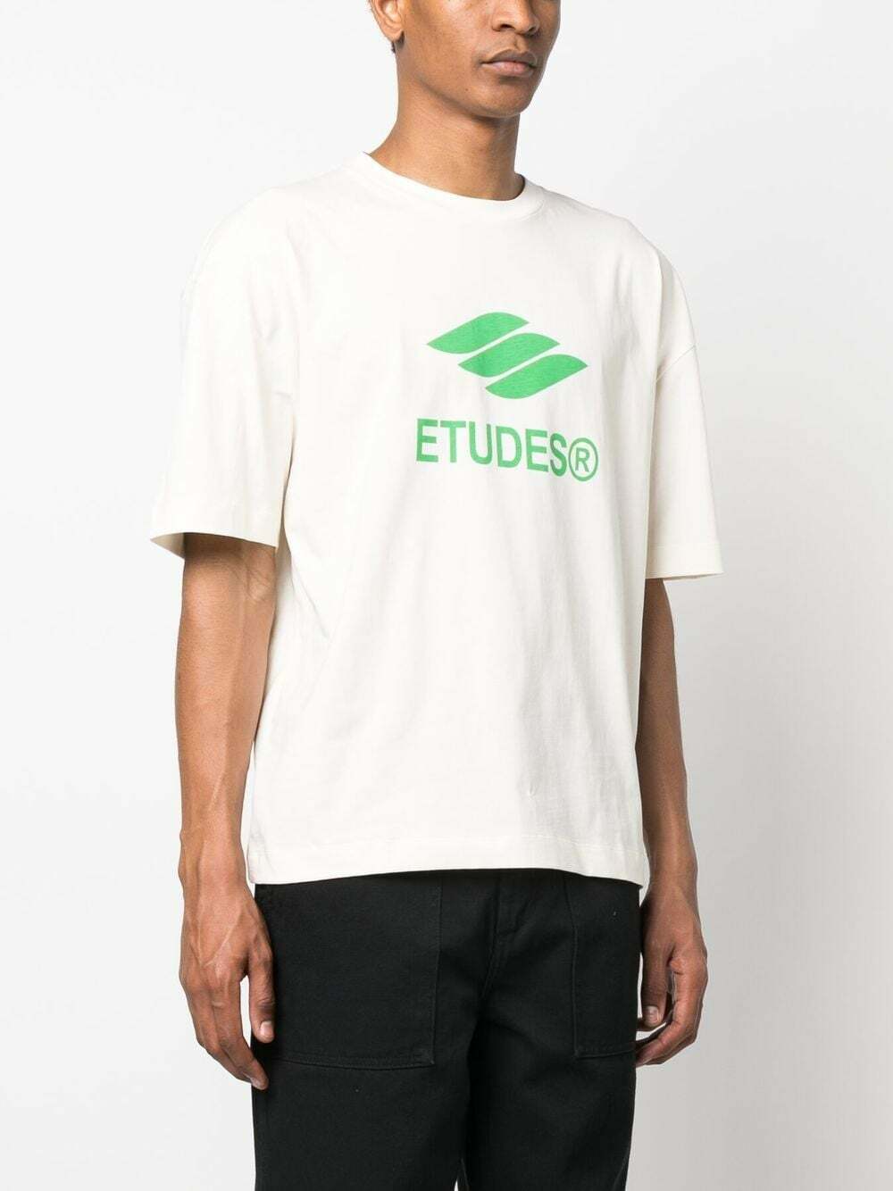 ÉTUDES Logo Organic Cotton T shirt Etudes