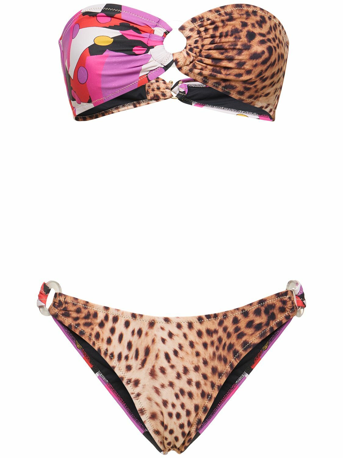 REINA OLGA Bandcamp Printed Bikini Set Reina Olga