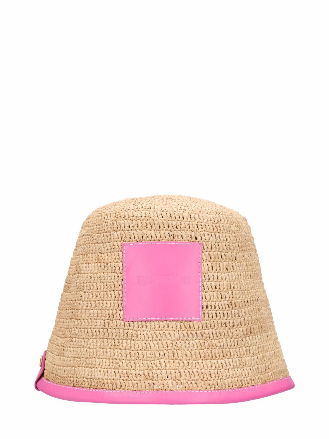 JACQUEMUS Le Bob Soli Raffia Bucket Hat Jacquemus