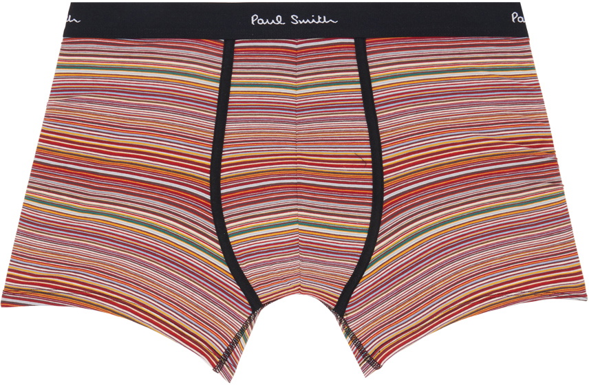 Paul Smith Seven Pack Multicolor Signature Stripe Boxers Paul Smith