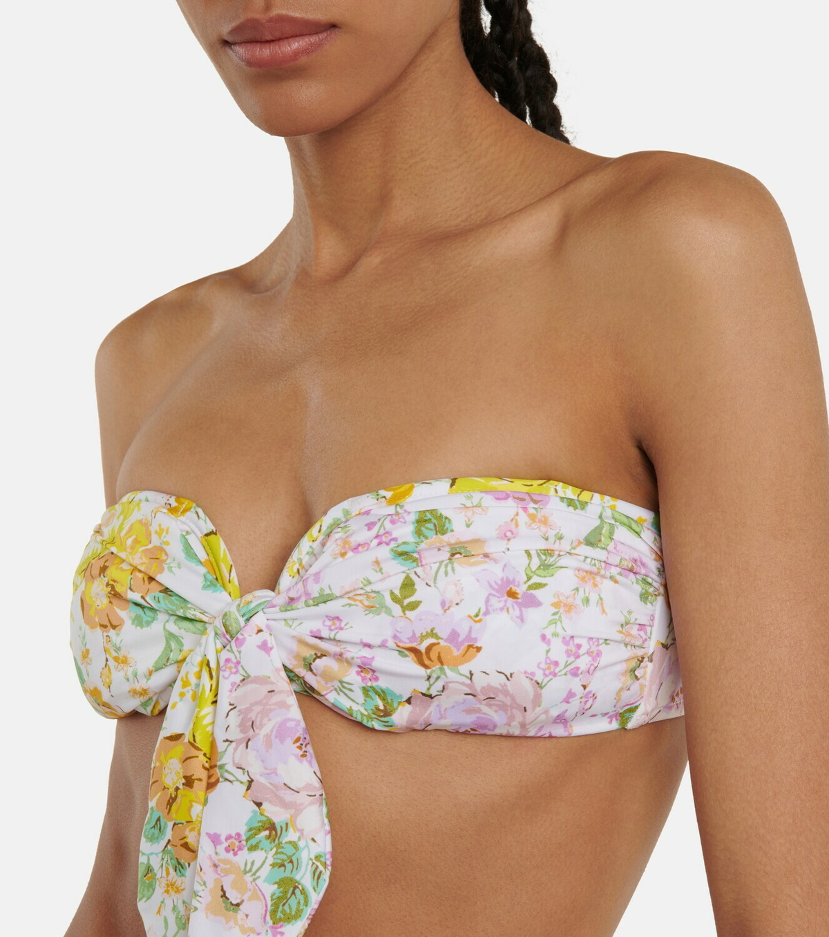 Zimmermann Floral Bandeau Bikini Zimmermann