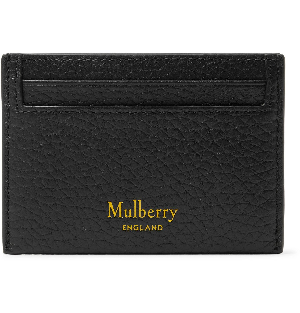 Mulberry Full Grain Leather Cardholder Black Mulberry