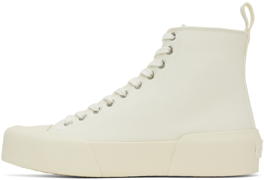 Jil Sander White High Top Sneakers Jil Sander