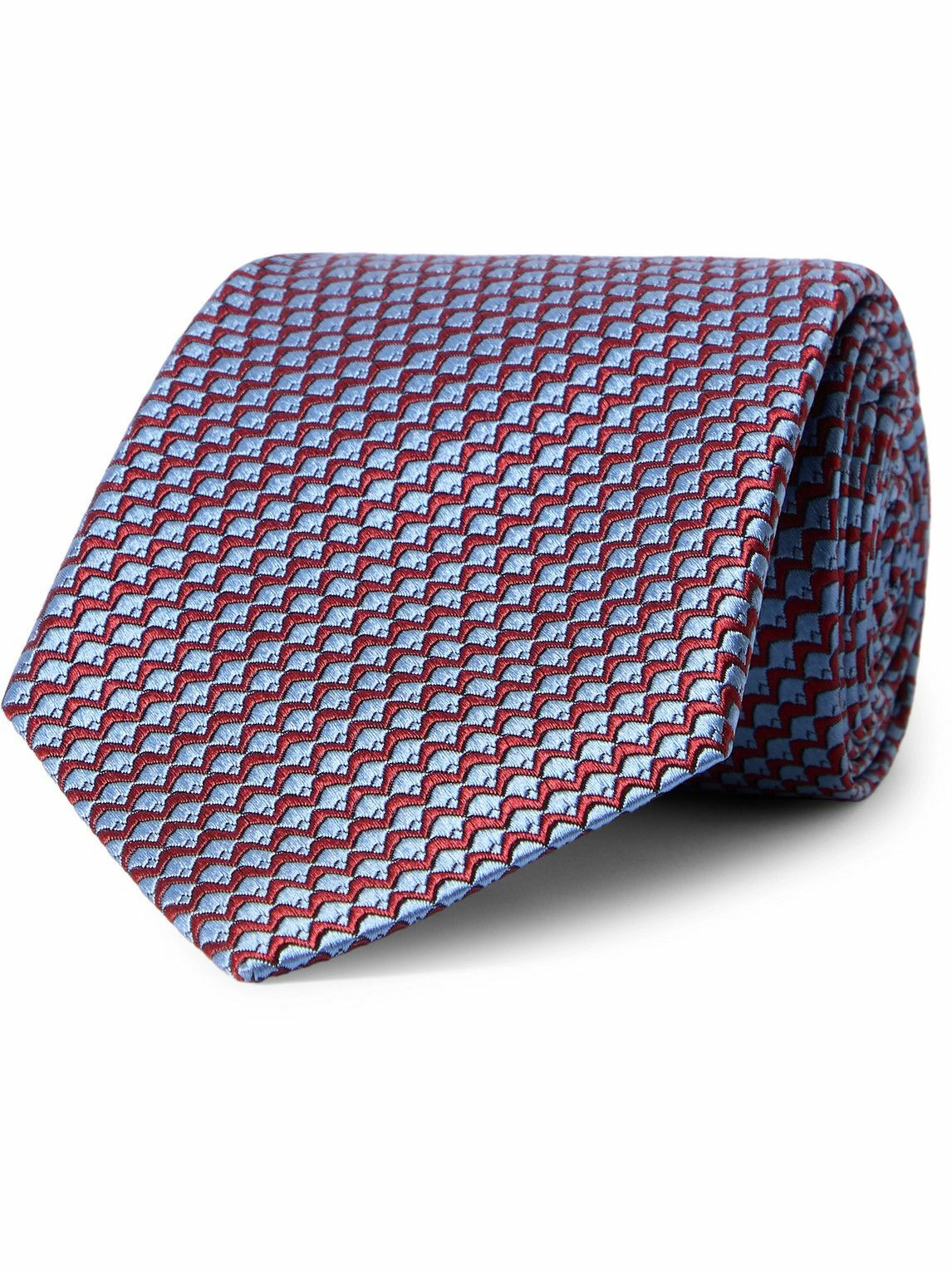 Charvet Cm Silk Jacquard Tie Charvet