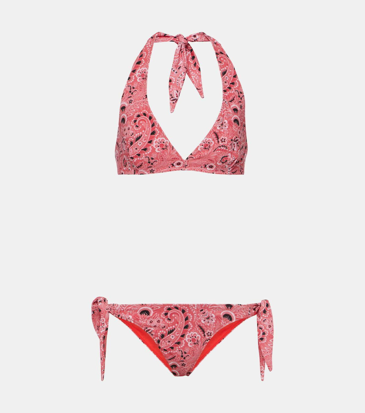 Etro Paisley Halterneck Bikini Etro