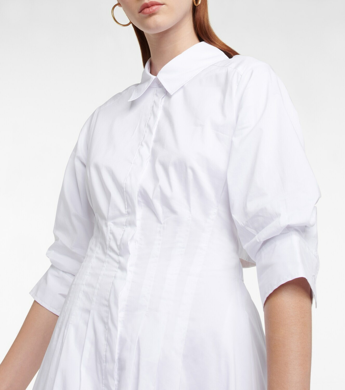 Simkhai Jazz Cotton Blend Poplin Shirt Dress Simkhai