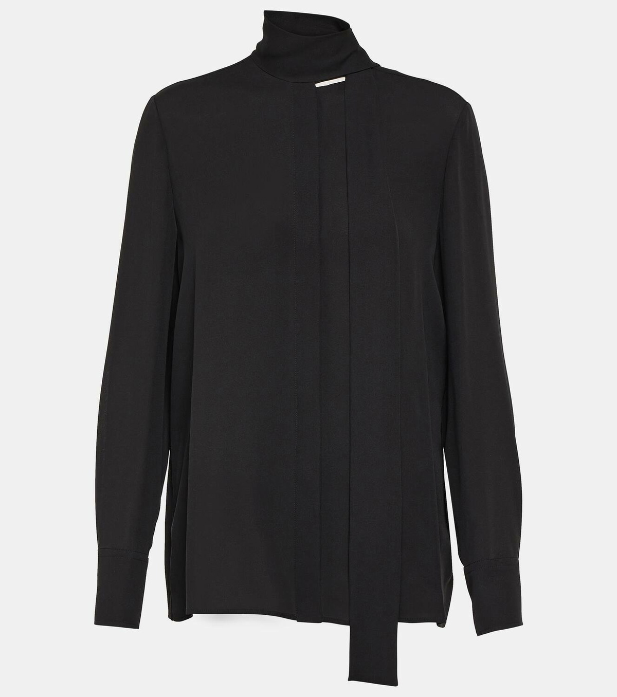 Valentino Tie Neck Silk Georgette Blouse Valentino