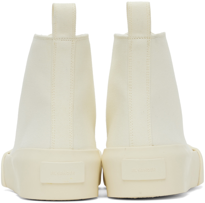 Jil Sander White High Top Sneakers Jil Sander