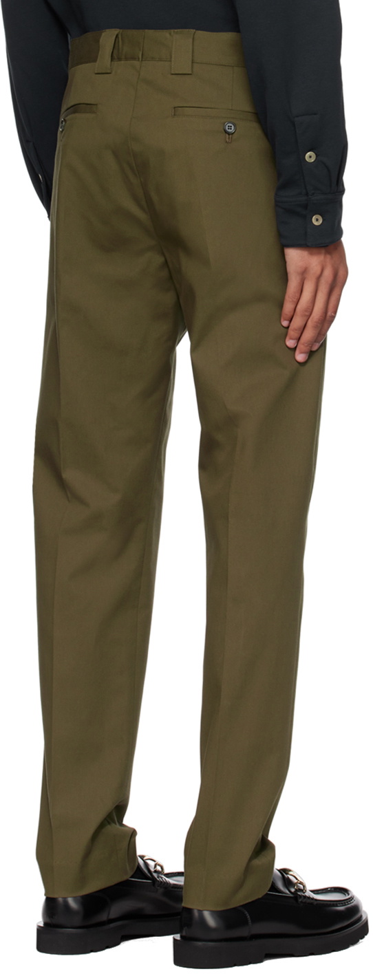 Paul Smith Green Pleated Trousers Paul Smith