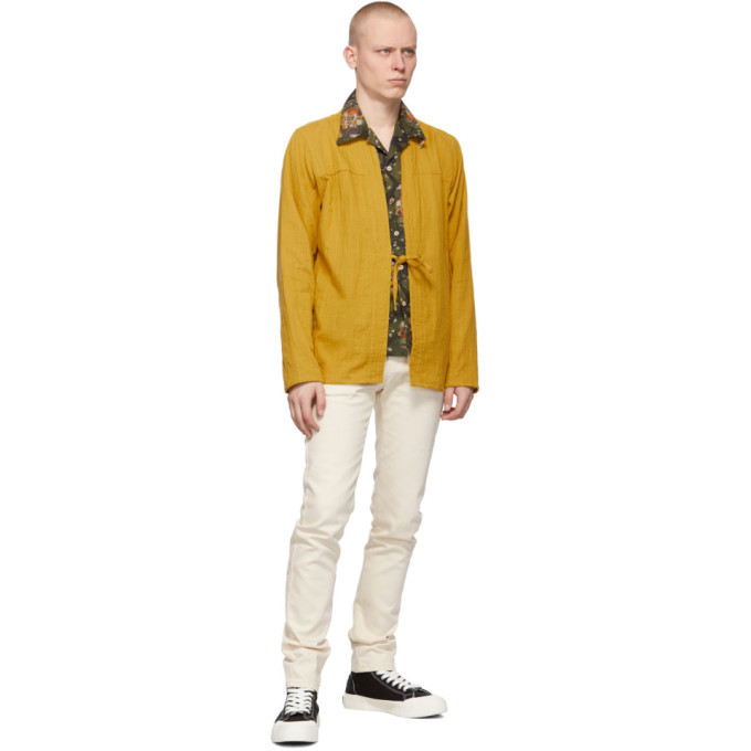 Naked And Famous Denim SSENSE Exclusive Yellow Double Weave Gauze