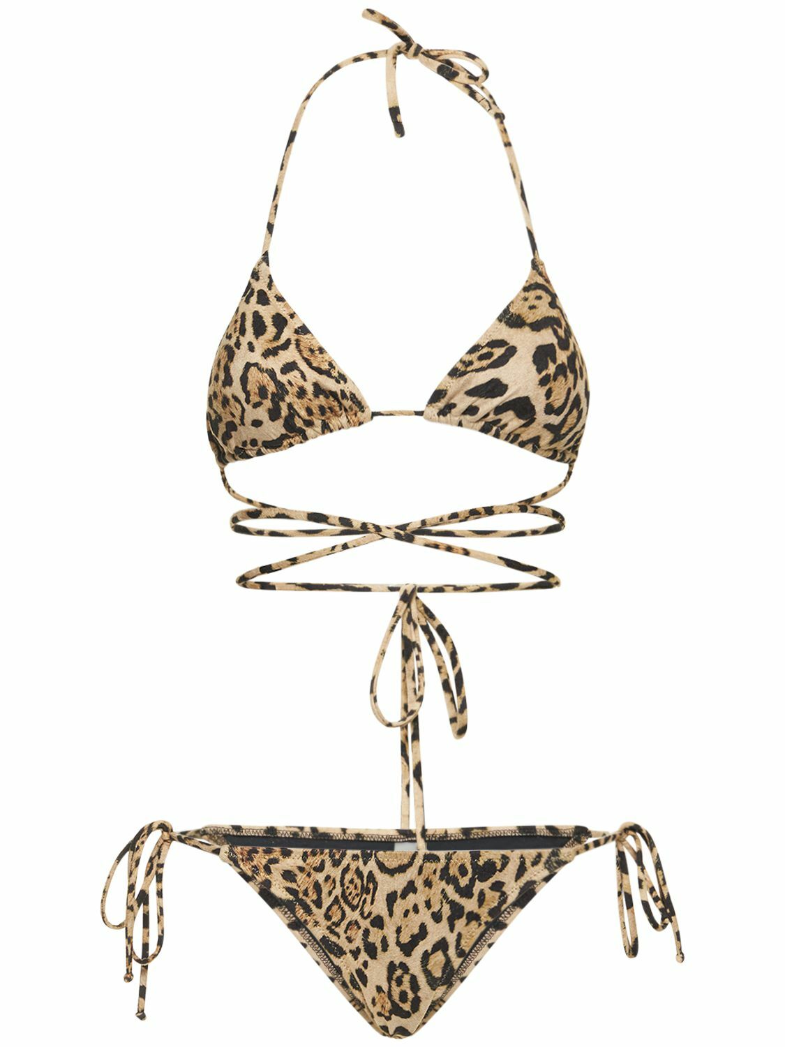 REINA OLGA Miami Printed Triangle Bikini Reina Olga