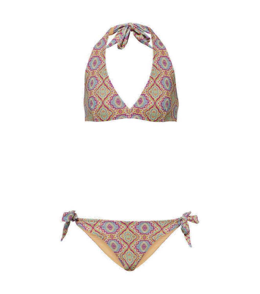 Etro Printed Halterneck Bikini Etro