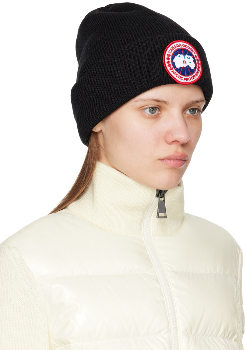 Canada Goose Black Arctic Disc Beanie Canada Goose