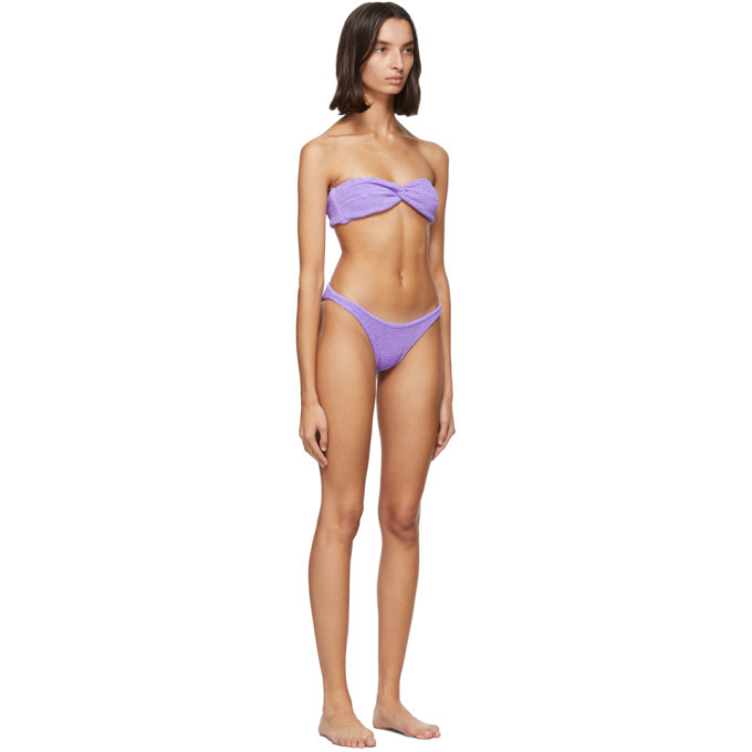 Hunza G Purple Ariel Bikini Hunza G