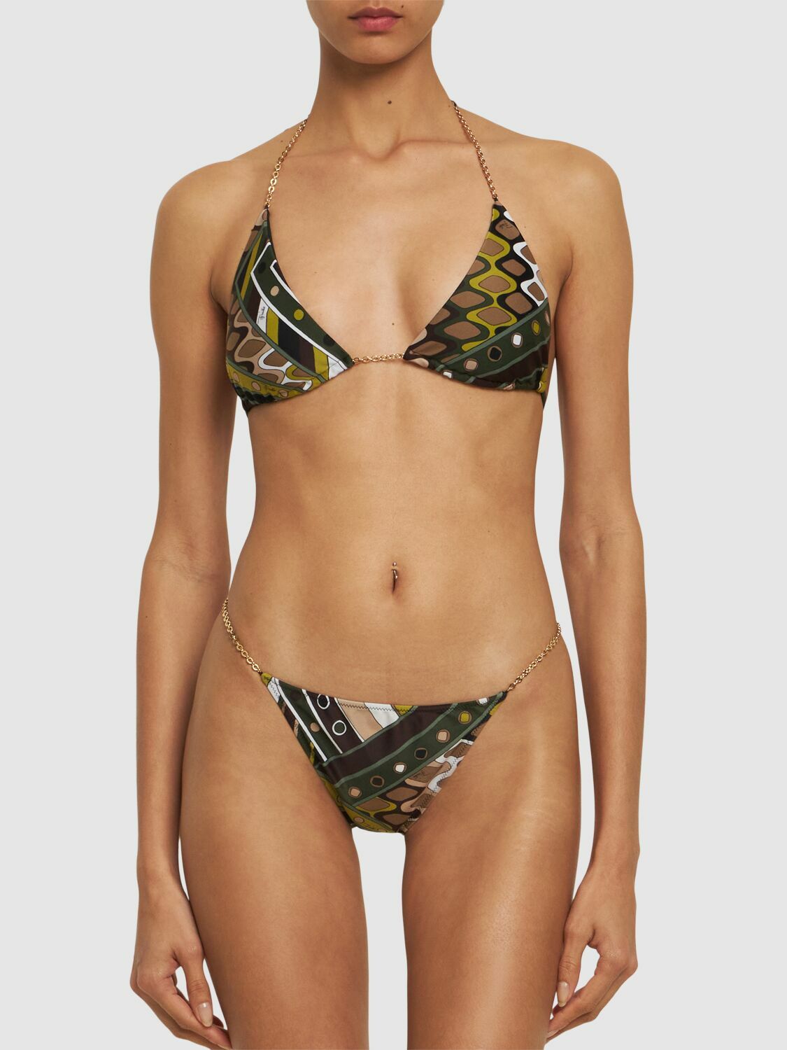 PUCCI Triangle Bikini Top Emilio Pucci