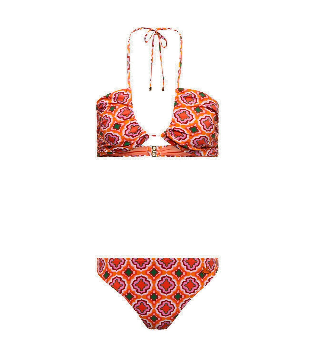 Etro Printed Halterneck Bikini Etro