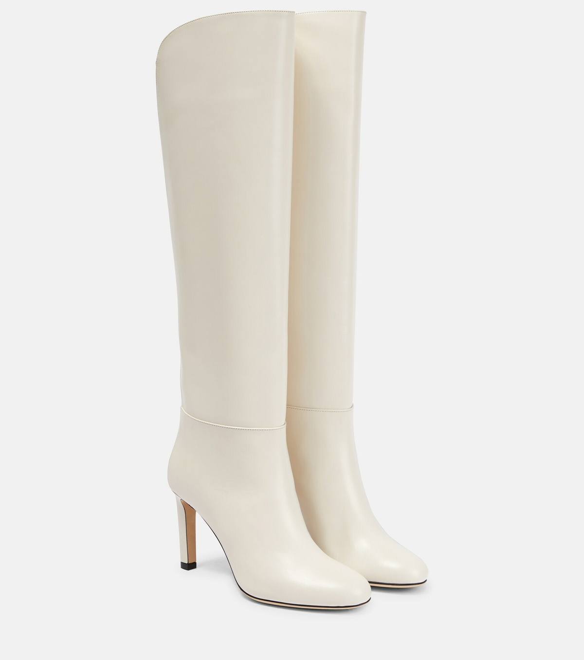 Jimmy Choo Karter 85 Knee High Leather Boots Jimmy Choo