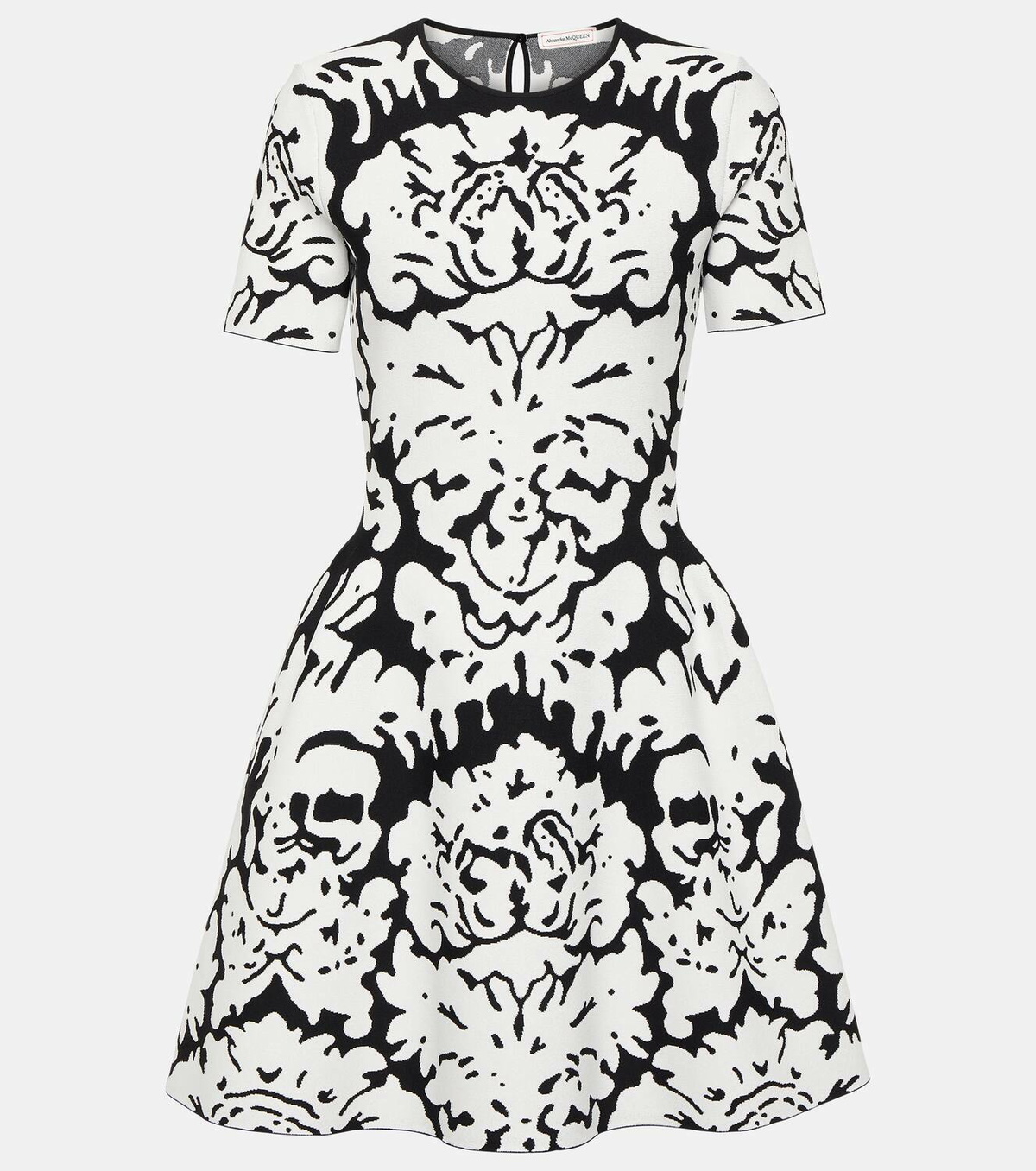 Alexander McQueen Jacquard Minidress Alexander McQueen