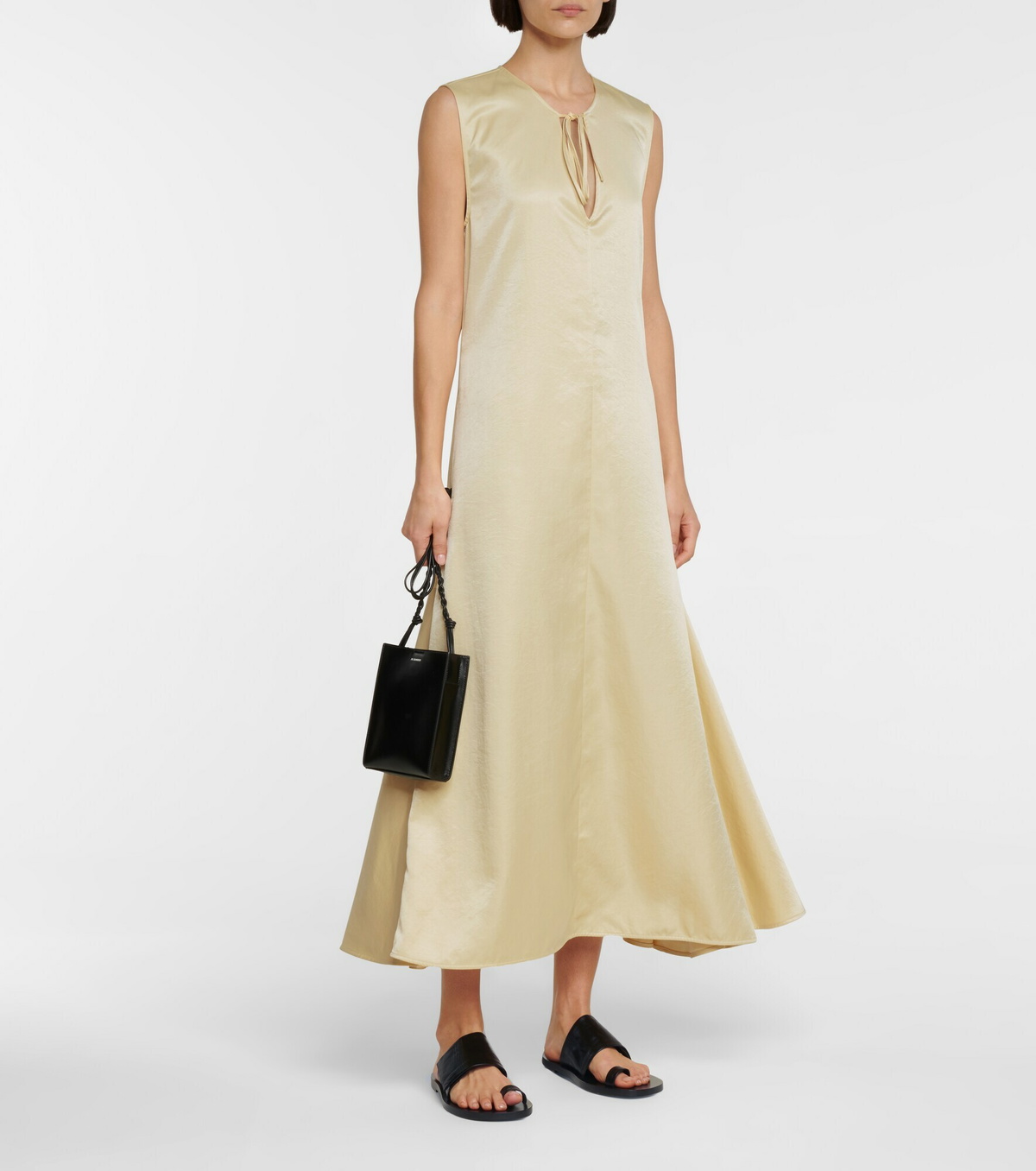 Jil Sander Satin Maxi Dress Jil Sander