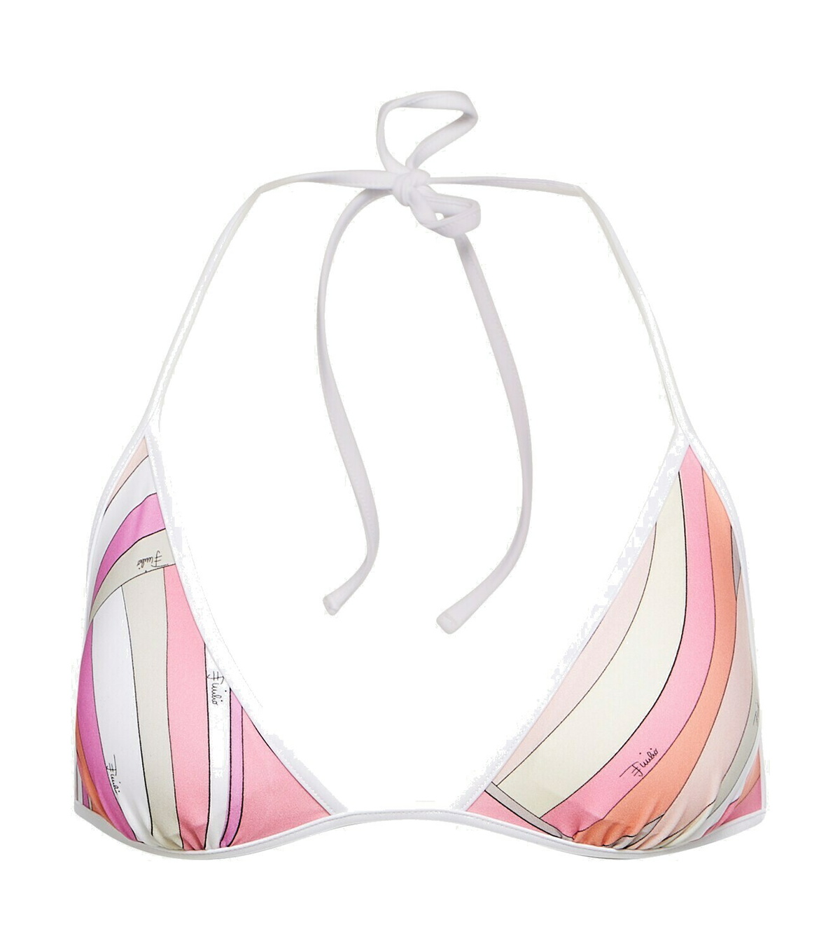 Pucci Printed Triangle Bikini Top Emilio Pucci