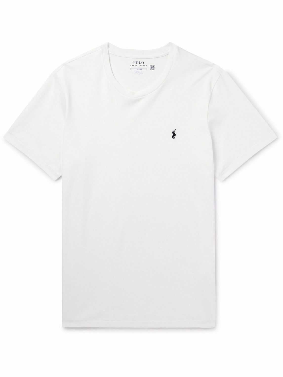 Polo Ralph Lauren Logo Embroidered Cotton Jersey Pyjama T Shirt