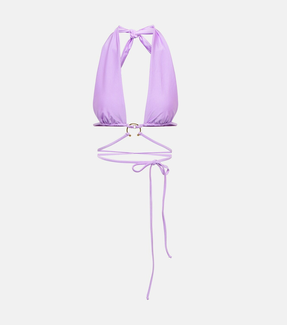 Same Pierced Wrap Bikini Top Same