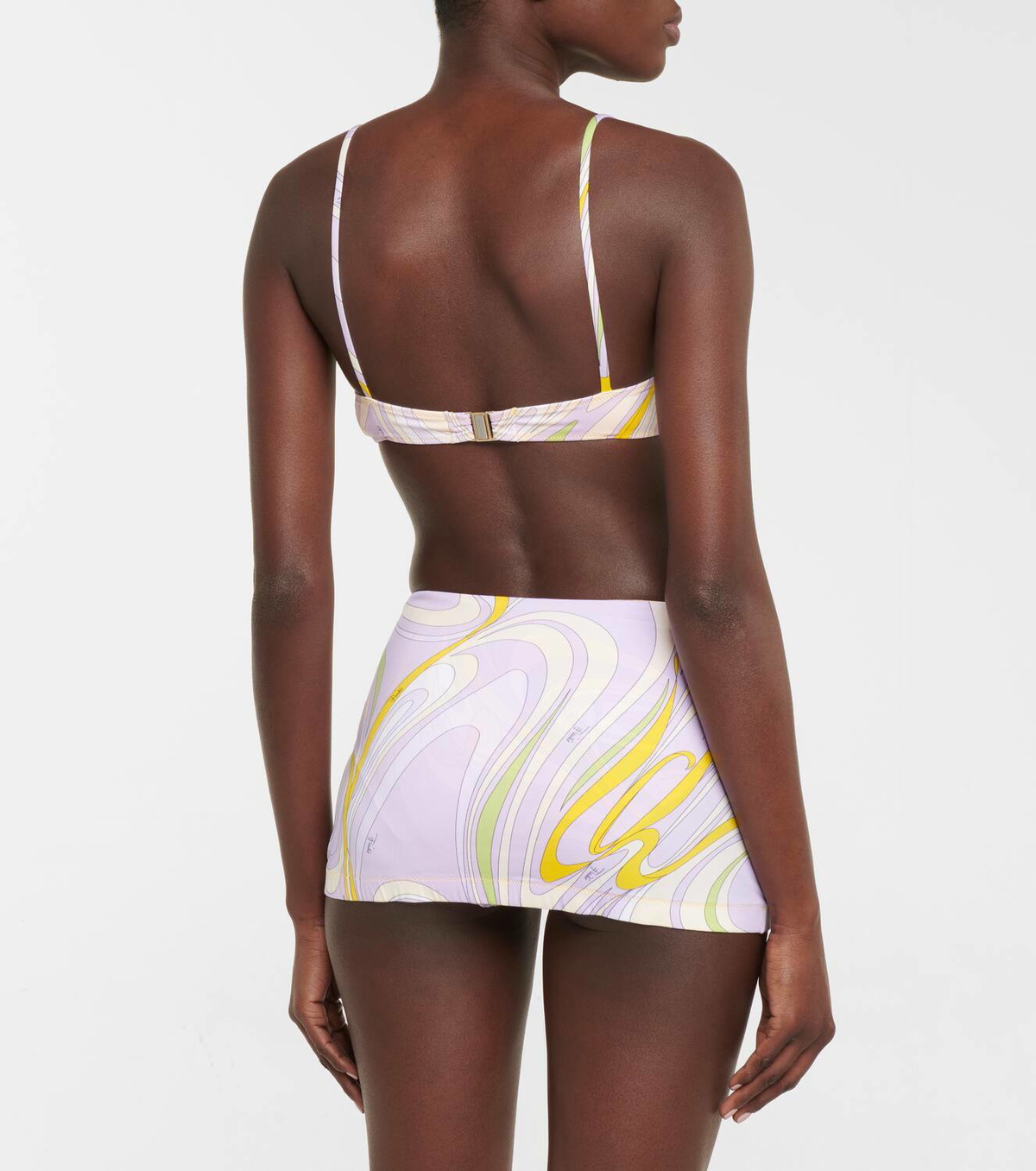 Emilio Pucci Beach High Rise Printed Bikini Bottoms Emilio Pucci