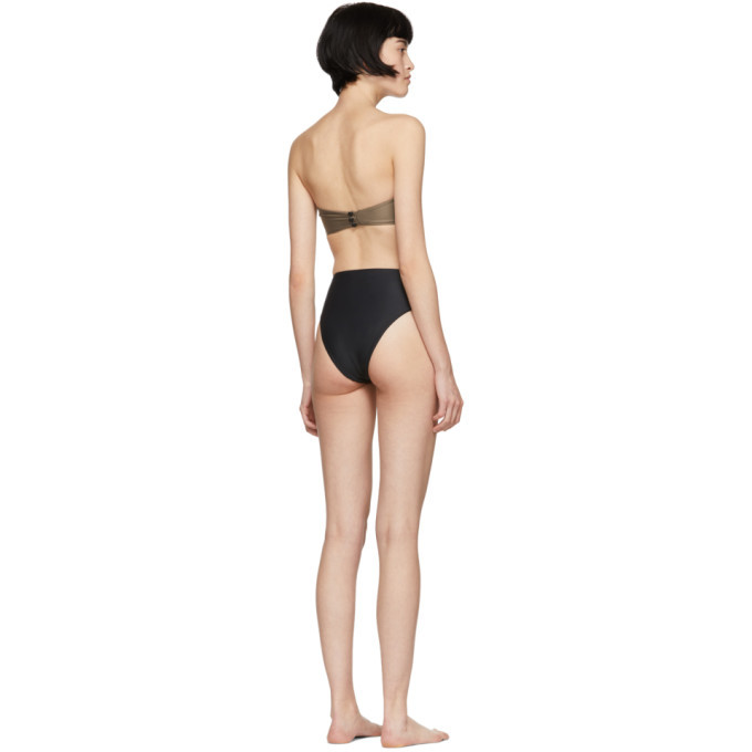 Haight Black And Taupe Marcella Bikini Haight