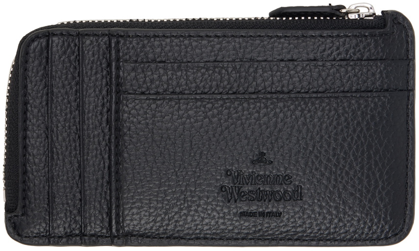 Vivienne Westwood Black Zip Card Holder Vivienne Westwood