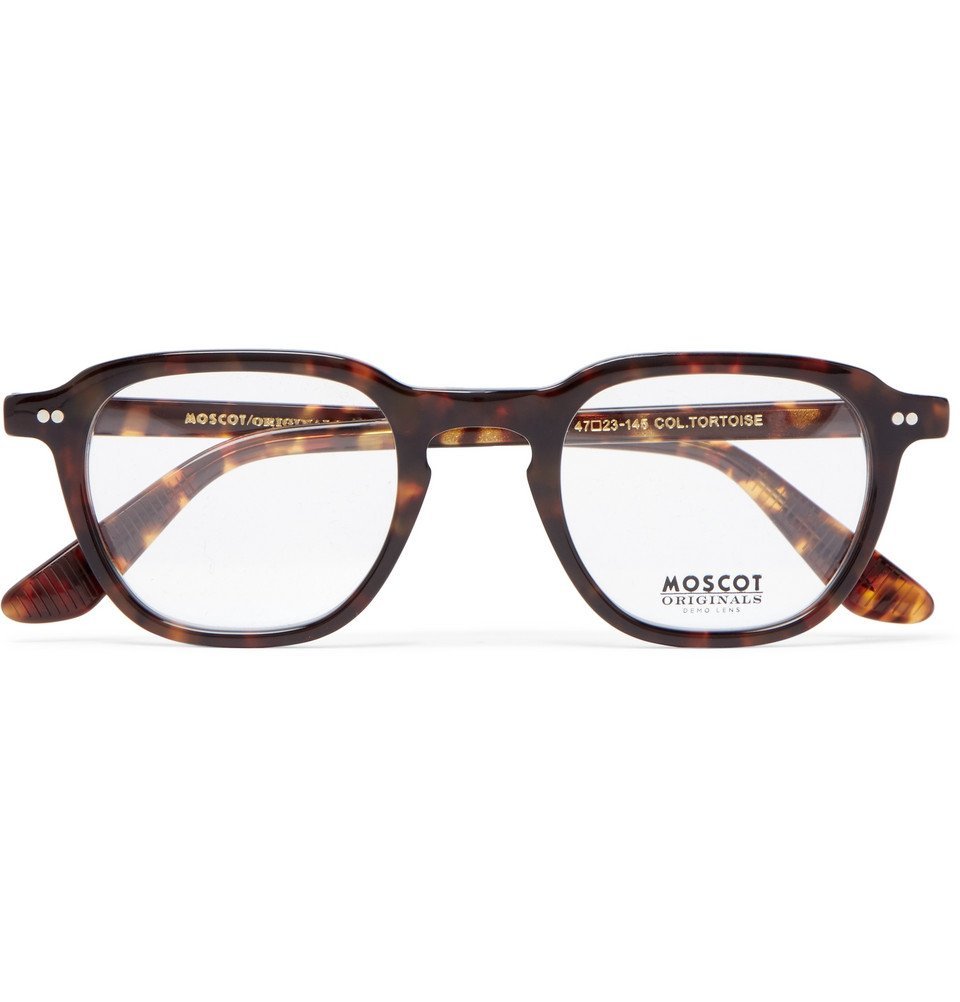 Moscot Billik Round Frame Tortoiseshell Acetate Optical Glasses Men