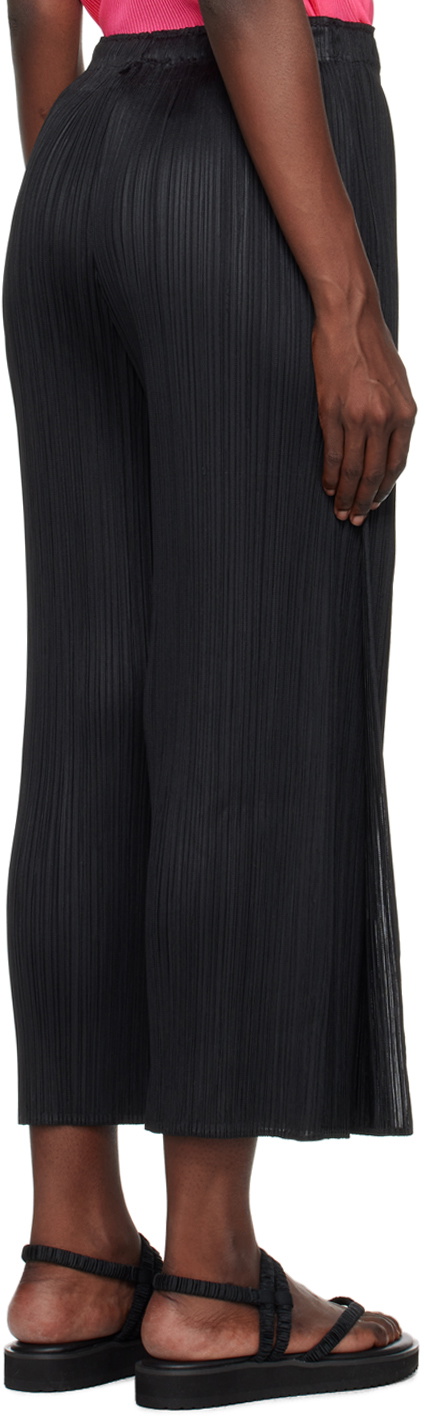 Pleats Please Issey Miyake Black Monthly Colors July Trousers Pleats