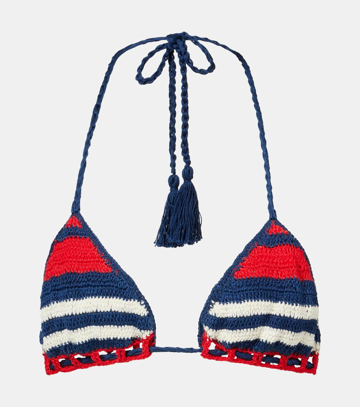 Anna Kosturova Gabrielle Crochet Cotton Bikini Top Anna Kosturova