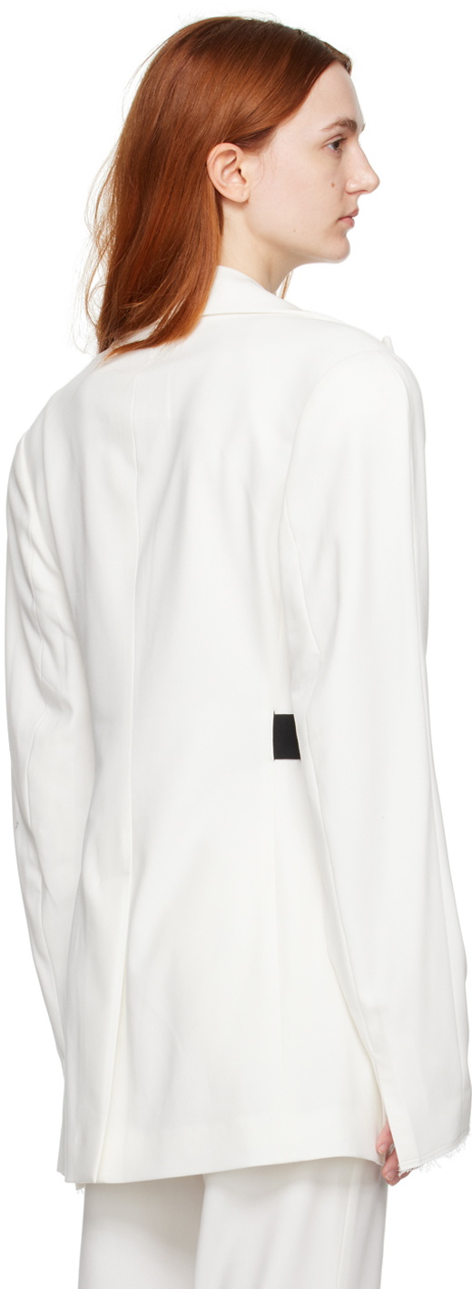 JUNEYEN White Belted Blazer