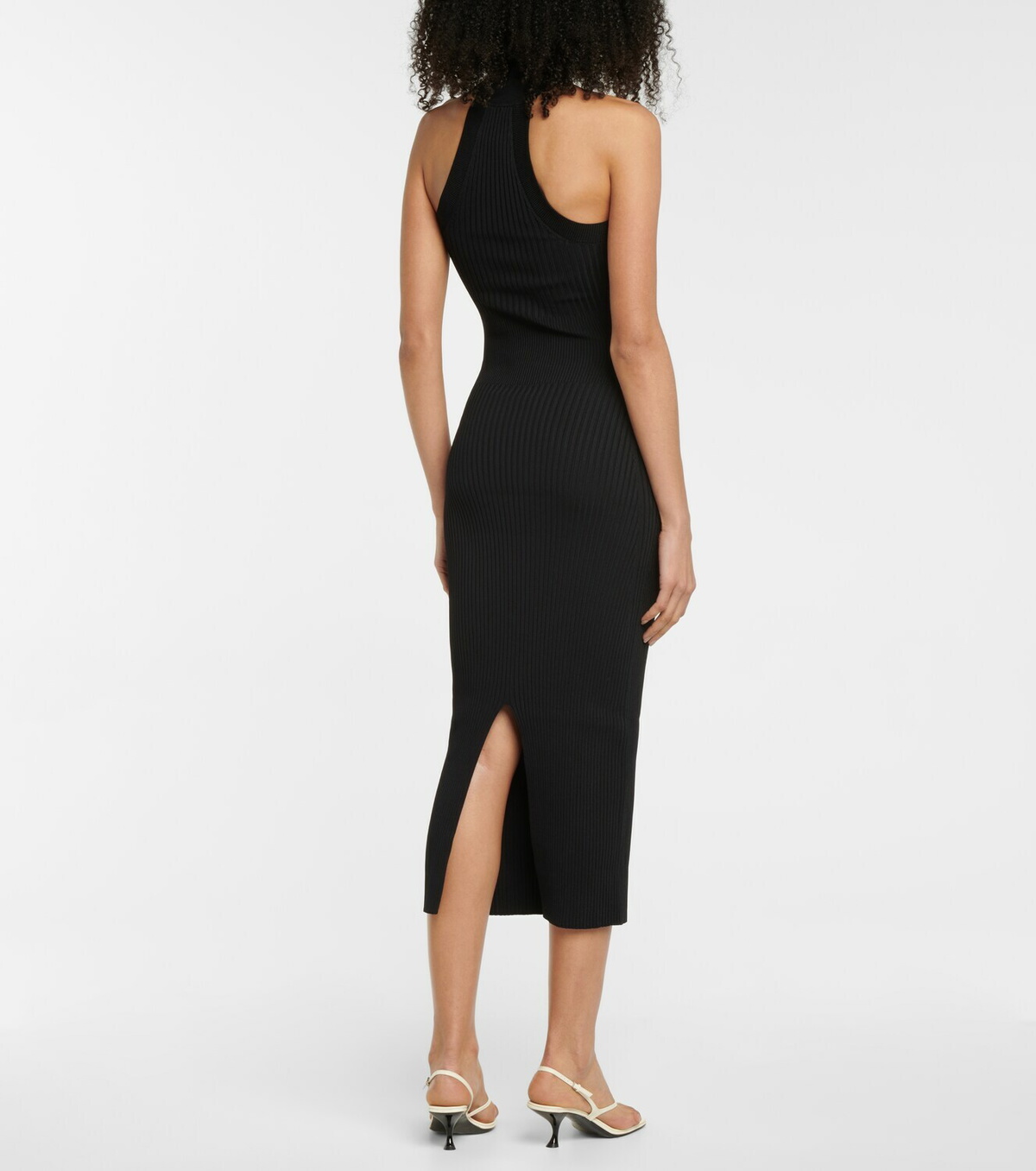 Simkhai Selena Ribbed Knit Midi Dress Simkhai